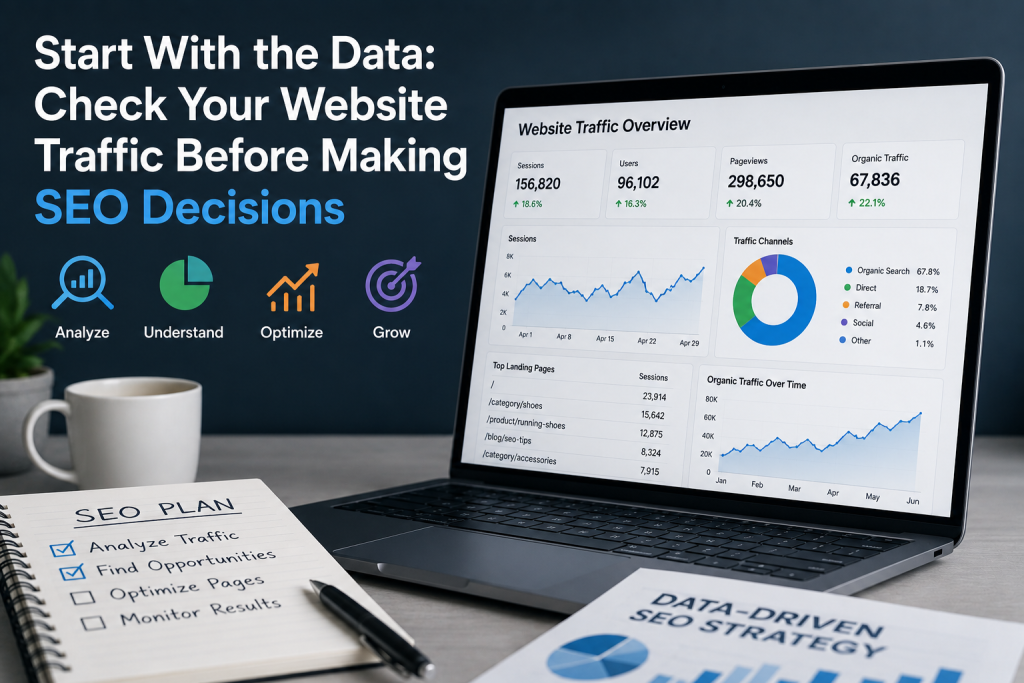 Start With the Data: Check Your Website Traffic Before Making SEO Decisions